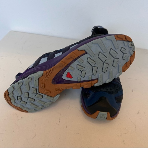 Salomon XA Pro 3D V8 Trail Poseidon  Violet Indigo Blue Hiking Shoes Women's 10 - Picture 8 of 8
